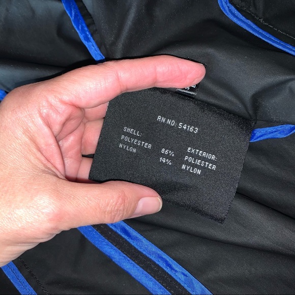 Cole Haan rain jacket blue small - Picture 6 of 9